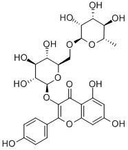 山柰酚-3-O-芸香糖苷-CAS:17650-84-9