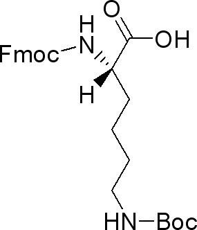 N-alpha-芴甲氧羰基-N-epsilon-叔丁氧羰基-L-赖氨酸-CAS:71989-26-9