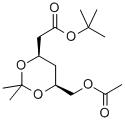 (4R-cis)-6-[(乙酰氧基)甲基]-2,2-二甲基-1,3-二氧六环-4-乙酸叔丁酯-CAS:154026-95-6