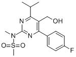 4-(4-氟苯基)-6-异丙基-2-[(N-甲基-N-甲磺酰)氨基]嘧啶-5-甲醇-CAS:147118-36-3