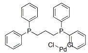 双(1,3-二苯基膦)丙基二氯化钯 (II)-CAS:59831-02-6