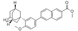 6-[3-(1-金刚烷)-4-甲氧基苯基]-2-萘甲酸甲酯-CAS:106685-41-0