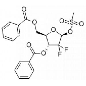 2-脱氧-2,2-二氟-D-赤式-五呋喃糖-3,5-二苯甲酯-1-甲磺酸酯-CAS:122111-11-9