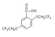 2,5-双(2,2,2-三氟乙氧基)苯甲酸-CAS:35480-52-5
