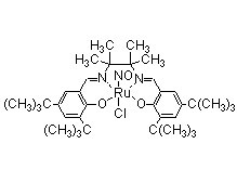 氯代亚硝酰[N,N'-双(3,5-二叔丁基亚水杨基)-1,1,2,2-四甲基乙二胺酸]钌(ＩＶ)-CAS:386761-71-3