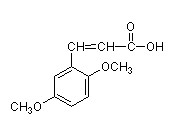2,5-二甲氧基肉桂酸-CAS:10538-51-9