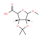 2,3-邻异亚丙基-1-邻甲基-D-核糖酸-CAS:54622-95-6