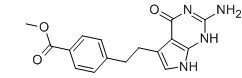 4-[2-(2-氨基-4,7-二氢-4-氧-1H-吡咯[2,3-d]嘧啶-5-基)乙基]苯甲酸甲酯-CAS:155405-80-4