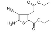 5-氨基-4-氰基-3-(2-乙氧基羰甲基)噻吩-2-羧酸乙酯-CAS:58168-20-0