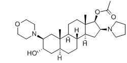 (2b,3a,5a,16b,17b)-17-乙酰氧基-3-羟基-2-(4-吗啉基)-16-(1-吡咯烷基)雄烷-CAS:119302-24-8