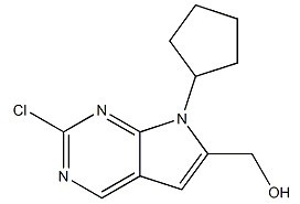 2-氯-7-环戊基-7H-吡咯并[2,3-D]嘧啶-6-甲醇-CAS:1374639-77-6