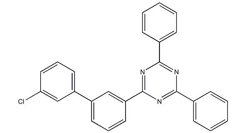 2-(3'-氯[1,1'-联苯]-3-基)-4,6-二苯基-1,3,5-三嗪-CAS:1443049-83-9