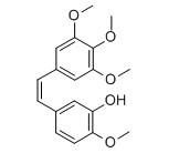 (Z)-3,4,5,4',-四甲氧基-3'-羟基二苯乙烯-CAS:117048-59-6