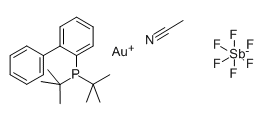 2-（二叔丁基膦基）-1,1'-联苯（乙腈）金（I）六氟锑酸盐-CAS:866641-66-9