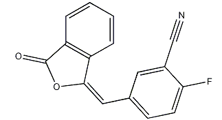 2-氟-5-[(3-氧代-1(3H)-异苯并呋喃亚基)甲基]苯腈-CAS:763114-25-6