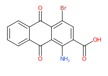 2-氨基-5-溴-蒽醌-3-羧酸-CAS:6363-90-2