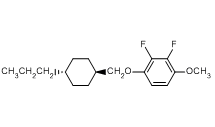 2,3-二氟-4-[(反式-4-丙基环己基)甲氧基]苯甲醚-CAS:1373116-00-7