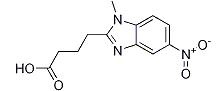 1-甲基-5-硝基-1H-苯并咪唑-2-丁酸-CAS:31349-48-1