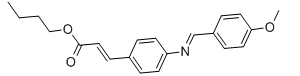 4-[(4-甲氧基苯亚甲基)氨基]肉桂酸丁酯-CAS:16833-17-3