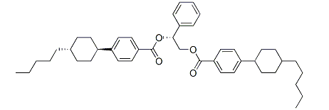 双[4-(反式-4-戊基环己基)苯甲酸](R)-1-苯基-1,2-亚乙酯-CAS:154102-21-3