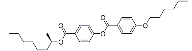 4-(4'-己氧基)苯甲酰氧基苯甲酸-R-(-)-2-辛醇酯-CAS:133676-09-2