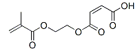 (Z)-2-丁烯二酸-2-[(2-甲基-1-氧代-2-丙烯基)氧基]乙基单酯-CAS:51978-15-5