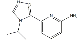 6-(4-异丙基 - 4H-1,2,4-三唑-3-基)吡啶-2-胺-CAS:1448427-99-3