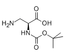 (S)-3-氨基-2-(叔丁氧羰基氨基)丙酸-CAS:73259-81-1