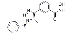 N-羟基-3-[1-(苯基硫代)甲基-1H-1,2,3-三氮唑-4-基]苯甲酰胺-CAS:1316652-41-1