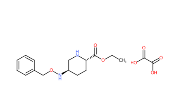 (2S,5R)-5-((苄氧基)氨基)哌啶-2-甲酸乙酯草酸盐-CAS:1416134-48-9