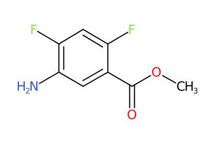 5-氨基-2,4-二氟苯甲酸甲酯-CAS:125568-73-2