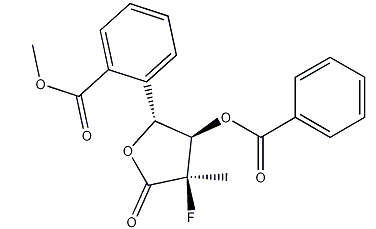 ((2R,3R,4R)-3-(苄氧基)-4-氟-4-甲基-5-氧代四氢呋喃-2-基)甲基苯甲酸酯-CAS:874638-80-9