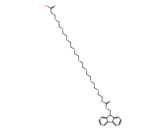 1-(9H-芴-9-基)-3-氧代-2,7,10,13,16,19,22,25,28-壬氧基-4-氮杂三醇-31-甲酸-CAS:756526-02-0