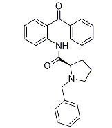 (R)-N-(2-苯甲酰基苯基)-1-苄基吡咯烷-2-甲酰胺-CAS:105024-93-9