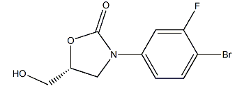 (5R)-3-(4-溴-3-氟苯基)-5-羟基甲基噁唑啉-2-酮-CAS:444335-16-4