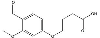 4-(4'-甲酰基-3'-甲氧基)苯氧基丁酸-CAS:309964-23-6