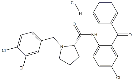 (S)-N-(2-苯羰基-4-氯苯基)-1-(3,4-二氯苯基)-2-酰氨基吡咯烷-CAS:2092917-42-3