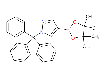 4-(4,4,5,5-四甲基-1,3,2-二氧杂硼烷-2-基)-1-三苯甲基-1H-吡唑-CAS:863238-73-7