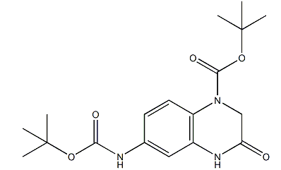 1-N-BOC-6-N-BOC-氨基苯并哌嗪-3-酮-CAS:959246-52-7