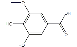 3,4-二羟基-5-甲氧基苯甲酸-CAS:3934-84-7