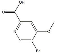 5-溴-4-甲氧基-2-羧酸吡啶-CAS:1211586-66-1