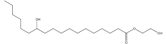 2-hydroxyethyl 12-hydroxyoctadecanoate-CAS:61909-81-7