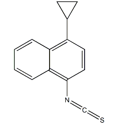 1-环丙基萘-4-基异硫氰酸酯-CAS:878671-95-5