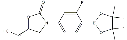 (5R)-3-[3-氟-4-(4,4,5,5-四甲基-1,3,2-二氧杂环戊硼烷-2-基)苯基]-5-(羟基甲基)-2-恶唑烷酮-CAS:504438-22-6