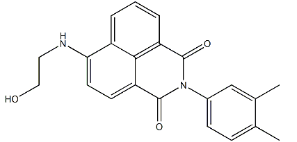 2-(3,4-二甲基苯基)-6-[(2-羟乙基)氨基]-1H-苯并[DE]异喹啉-1,3(2H)-二酮-CAS:392670-85-8
