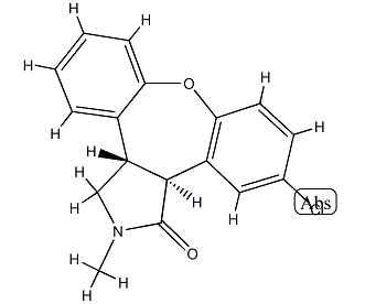 反-11-氯-2-甲基-2,3,3a,12b-四氢-1H-二苯并[2,3:6,7]多塞平[4,5-c]吡咯-1-酮-CAS:129385-59-7