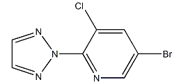 5-溴-3-氯-2-(2H-1,2,3-三唑-2-基)吡啶-CAS:1335057-78-7