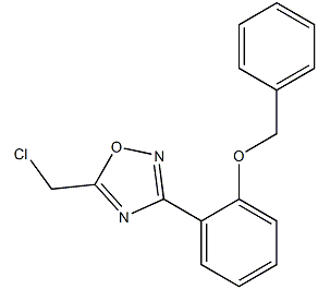 3-(2-苄氧基苯基)-5-氯甲基-[1,2,4]噁二唑-CAS:936497-78-8