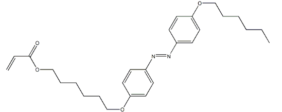 6-[4-(4-hexyloxyphenylazo)phenoxy]hexyl acrylate-CAS:123948-06-1