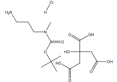 N-(3-氨丙基)-N-甲基氨甲酸叔丁酯柠檬酸盐-CAS:2102408-56-8